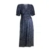 Chapter London Women's Evelyn Maxi Dress - Grey Animal Print In Grey