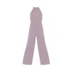 Chapter London Women's Pink / Purple Zelda Jumpsuit - Blush Plisse In Pink/purple