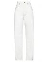 Chapter One True Nyc® Chapter One True Nyc Woman Jeans Off White Size 27 Cotton