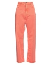 Chapter One True Nyc® Chapter One True Nyc Woman Jeans Orange Size 28 Cotton In Orange