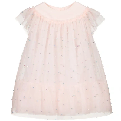 Charabia Kids' Girls Pink Tulle Dress