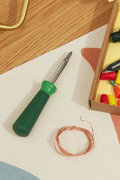 Character Steel Screwdriver In Green At Urban Outfitters In Gold