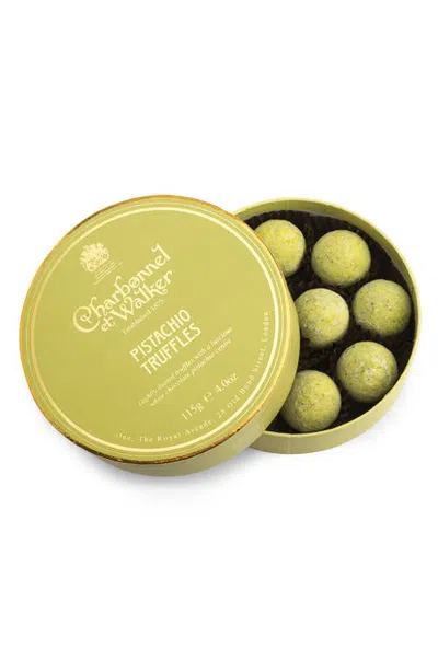 Charbonnel Et Walker 10-piece Pistachio Truffles In Green