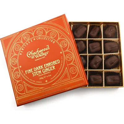 Charbonnel Et Walker Fine Dark Chocolate Enrobed Stem Ginger In Brown