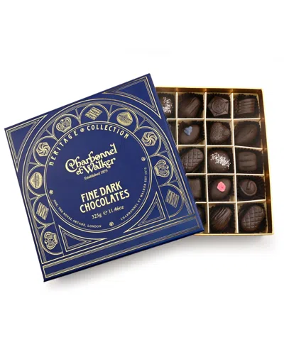 Charbonnel Et Walker Heritage Collection Dark Chocolate Selection, 25 Pieces In Transparent