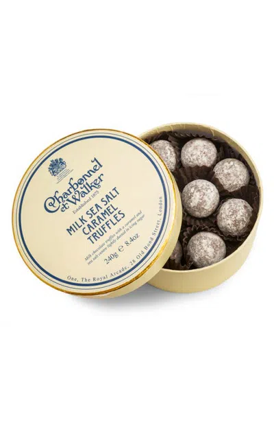 Charbonnel Et Walker Milk Chocolate Sea Salt Caramel Truffles In Yellow