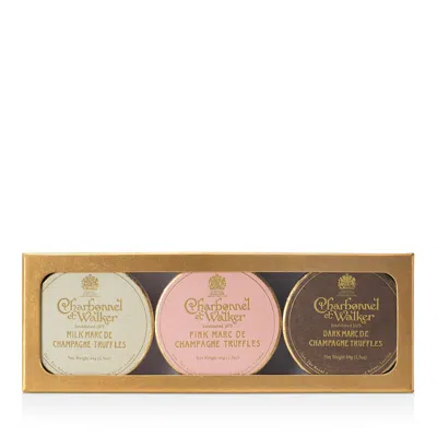 Charbonnel Et Walker Mini Truffles Set, 12 Piece In Gold