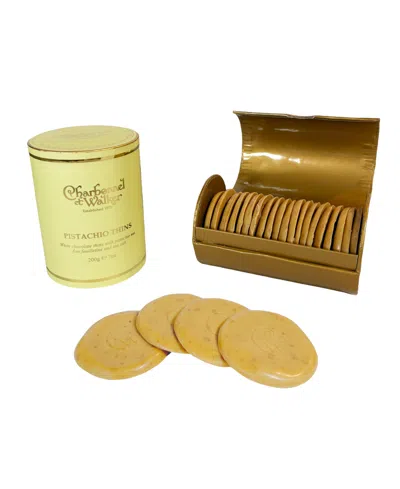 Charbonnel Et Walker Pistachio Thins, 20 Pc. In Multi