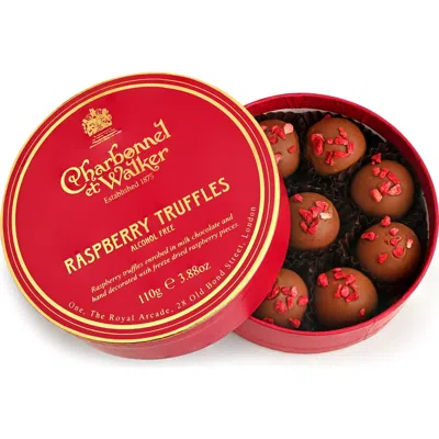 Charbonnel Et Walker Raspberry Truffles In Red