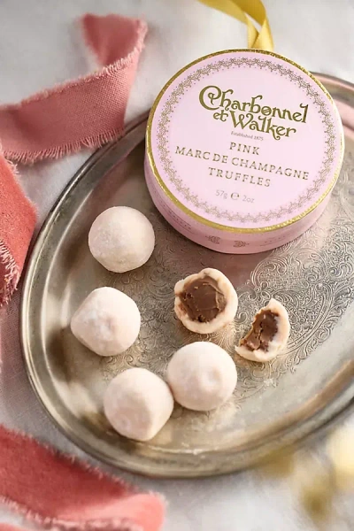Charbonnel Et Walker Terrain  Pink Marc De Champagne Truffle Bauble