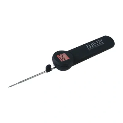 Charcoal Companion Flip-tip Digital Thermometer In Black