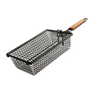 Charcoal Companion Non-stick Shaker Basket In Black
