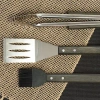 Charcoal Companion Pro 3-pc. Chef Tool Set In Black