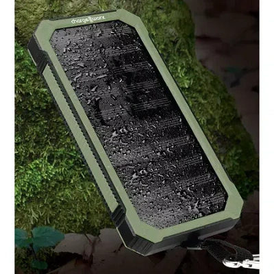 Chargeworx 15000mah Premium Solar Battery Pack In Green