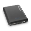Chargeworx Super Slim 5000mah Dual Usb Battery Pack In Black