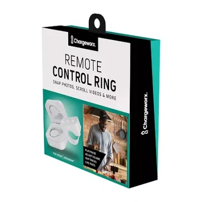 Chargeworx Tik Tok Ring In White