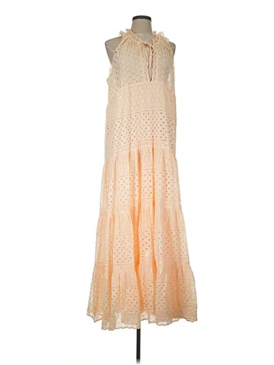 Pre-owned Charina Sarte Casual Dress In Orange