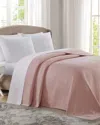 Charisma Deluxe Woven Queen Blanket In Pink
