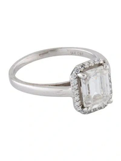 Pre-owned Charles & Colvard 14k Synthetic Moissanite Cocktail Ring In Multi