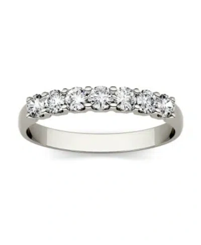Charles & Colvard Moissanite Anniversary Band 3/8 Ct. T.w. Diamond Equivalent In 14k White Gold