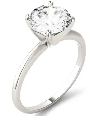 Charles & Colvard Moissanite Solitaire Ring (1 Ct. T.w. Dew) In 14k White Gold