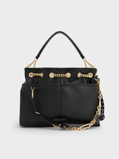 Charles & Keith - Addison Knotted-rope Tote Bag