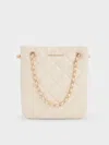 Charles & Keith - Alva Quilted Braided-strap Shoulder Bag