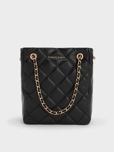 Charles & Keith - Alva Quilted Braided-strap Shoulder Bag