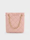Charles & Keith - Alva Quilted Braided-strap Shoulder Bag