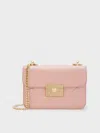 Charles & Keith - Alva Quilted Chain-handle Bag