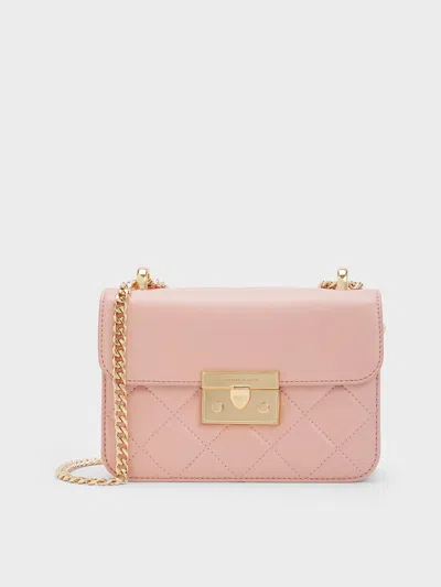 Charles & Keith - Alva Quilted Chain-handle Bag