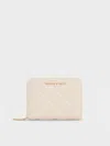Charles & Keith - Alva Quilted Zip-around Wallet