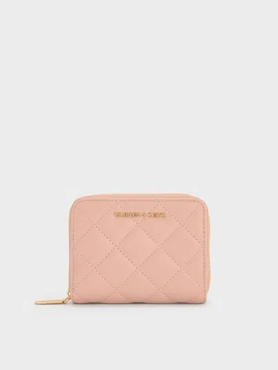 Charles & Keith - Alva Quilted Zip-around Wallet
