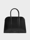 Charles & Keith - Axel Bowling Bag In Noir