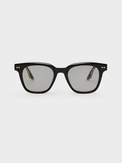 Charles & Keith - Bianca Square Sunglasses In Black