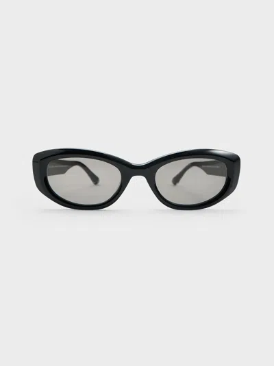 Charles & Keith - Birdie Recycled Acetate Sunglasses In Black