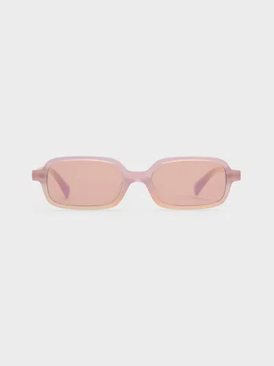 Charles & Keith - Bree Recycled Acetate Rectangular Sunglasses