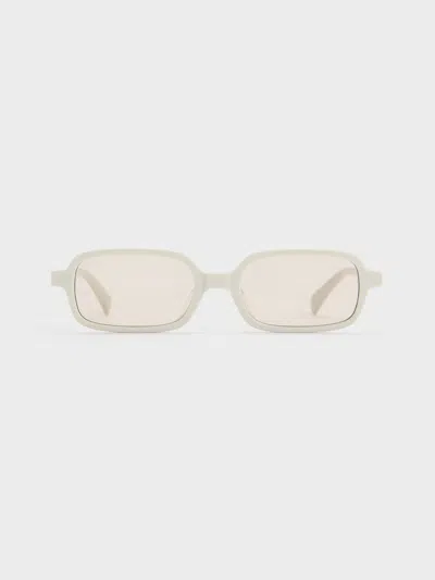 Charles & Keith - Bree Recycled Acetate Rectangular Sunglasses