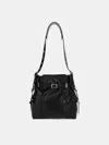 Charles & Keith - Bryna Belted Bucket Bag In Noir