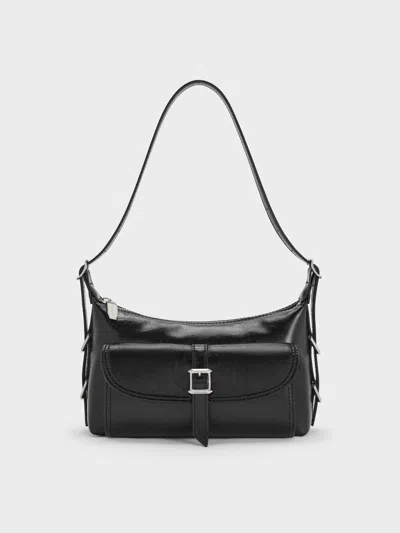 Charles & Keith - Bryna Belted Shoulder Bag