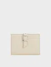 Charles & Keith - Bryna Belted Wallet In Cream