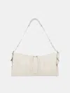 Charles & Keith - Bryna Panelled Grommet-strap Crossbody Bag In Cream