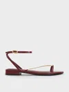 Charles & Keith - Chain-strap Toe-ring Sandals