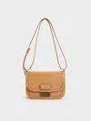 Charles & Keith - Charlot Bag In Toffee