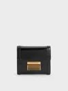 Charles & Keith - Charlot Wallet In Black
