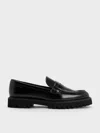 Charles & Keith - Kaiya Penny Loafers In Black Box