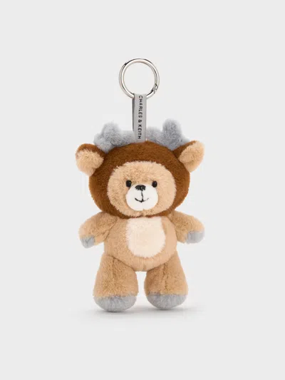 Charles & Keith - Dodie Deer Bear Charm In Multi