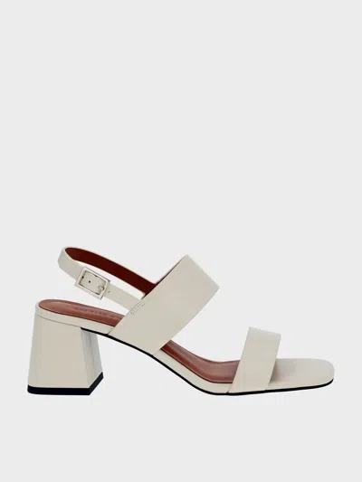 Charles & Keith - Double-strap Block-heel Slingback Sandals