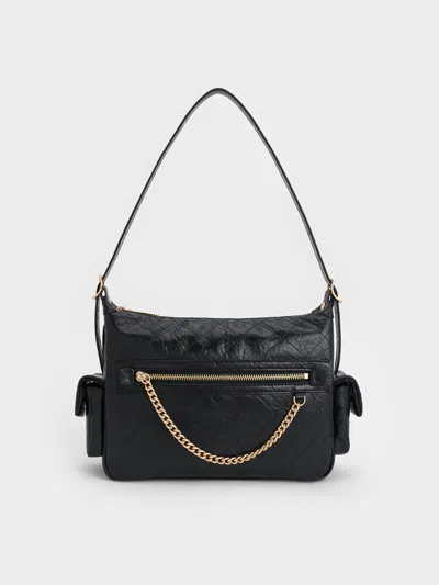 Charles & Keith - Duo Quilted Shoulder Bag