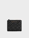 Charles & Keith - Duo Quilted Small Wallet
